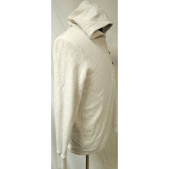 North River Outfitters Womens Grey Medium Fleece Button Sweatshirt Hoodie - Picture 7 of 11